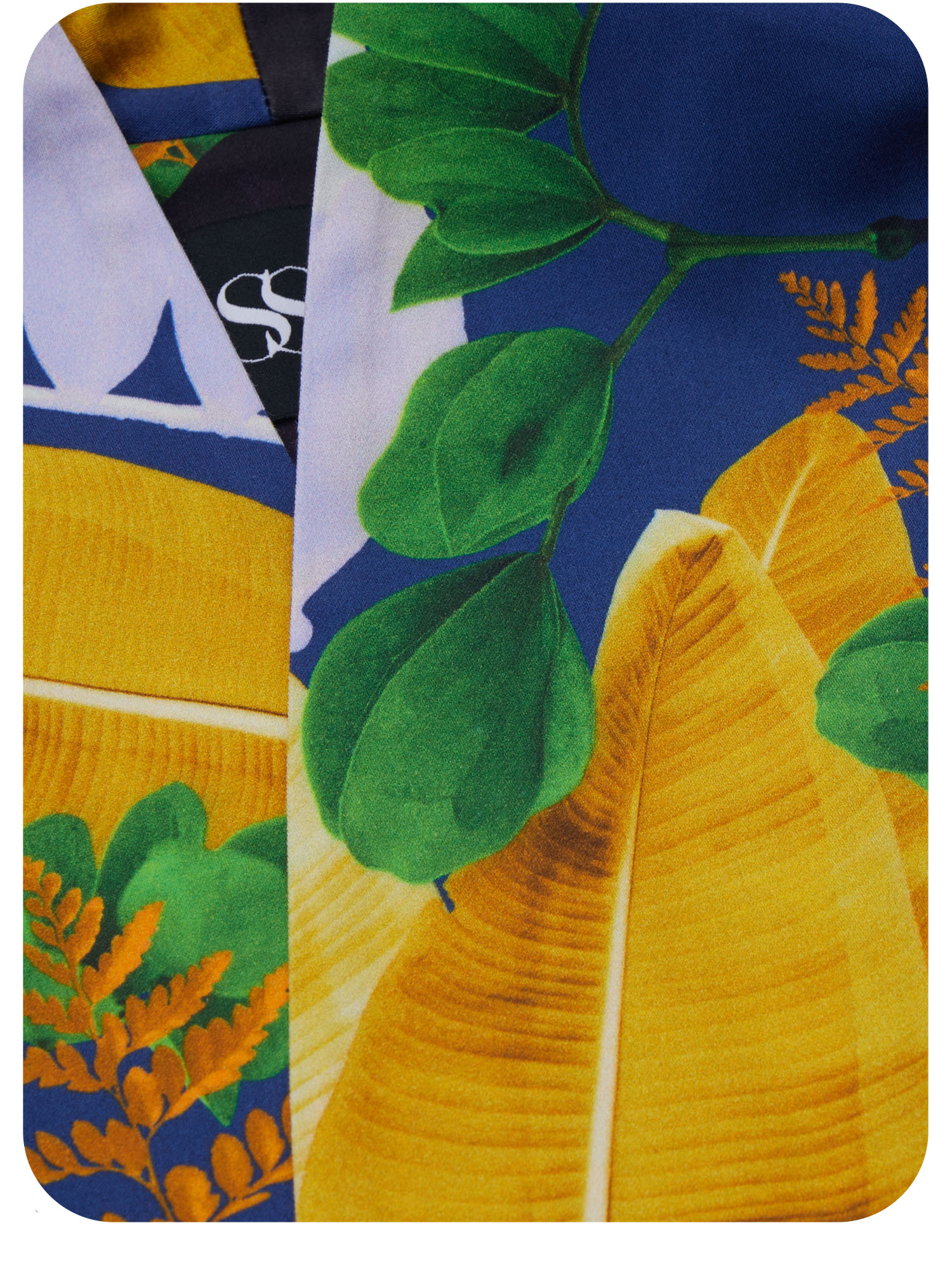 tropical collage bolero fabric • Sassa Björg