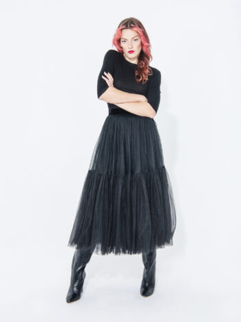 black swan tulle skirt arms crossed &bull; Sassa Björg