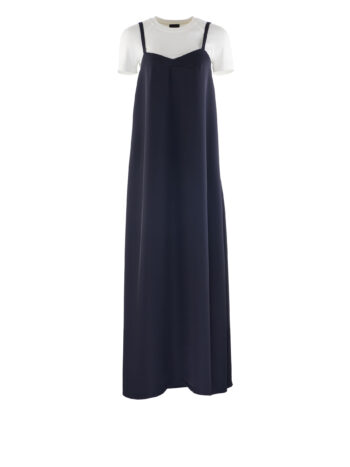 convertible strap maxi dress w shirt • Sassa Björg