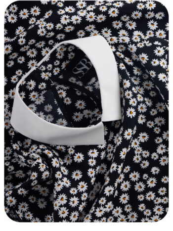 daisy print a line mini dress fabric &bull; Sassa Björg